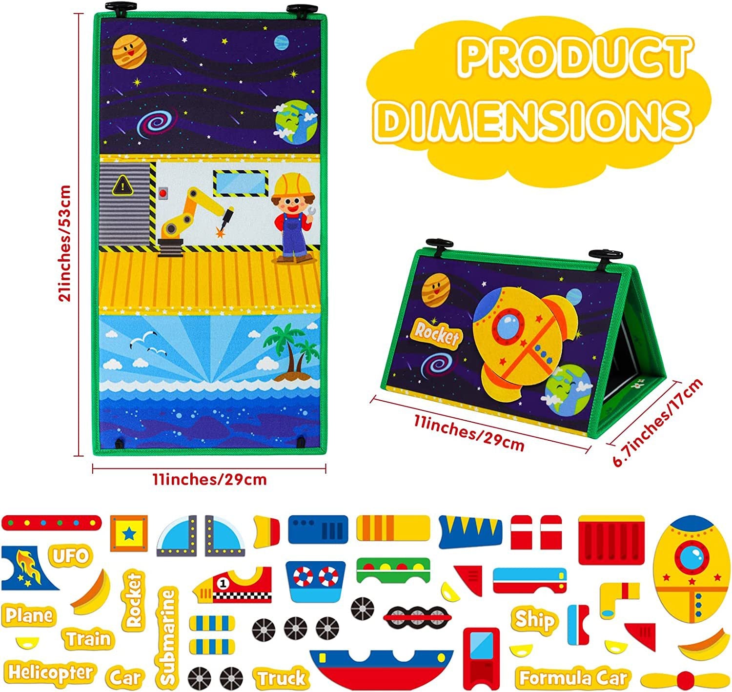 Premium Educational Felt Storyboard