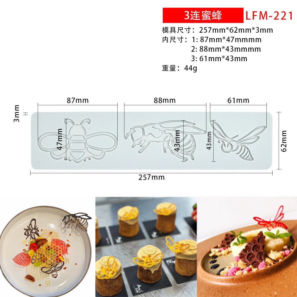Pineapple Fruit Crisps Silicone Lace Baking Mat