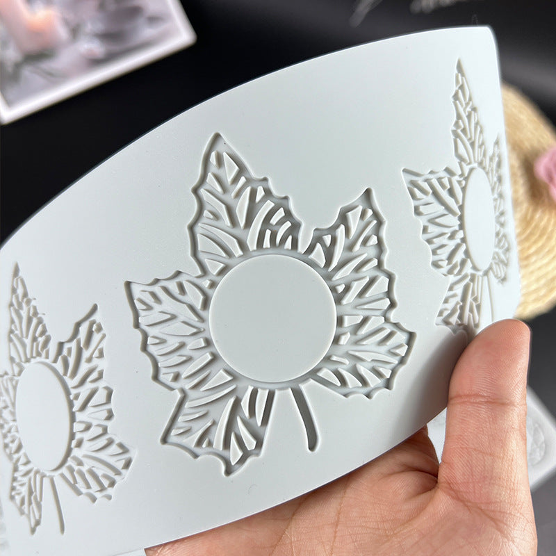 Pineapple Fruit Crisps Silicone Lace Baking Mat