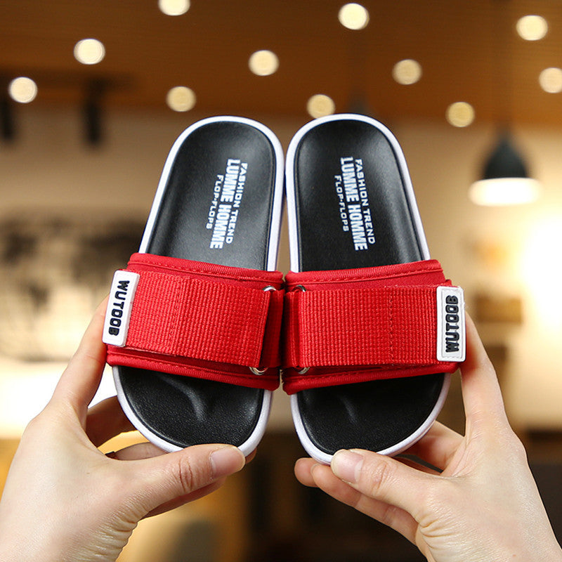 Ribbon Canvas Sandals