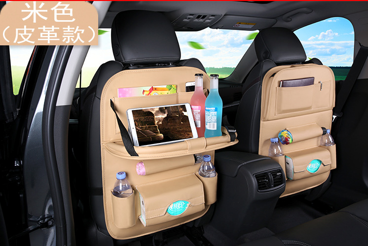 Premium Car Seat Organizer with Foldable Table