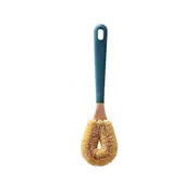 Sustainable Coconut Fiber Long-Handled Dish Brush