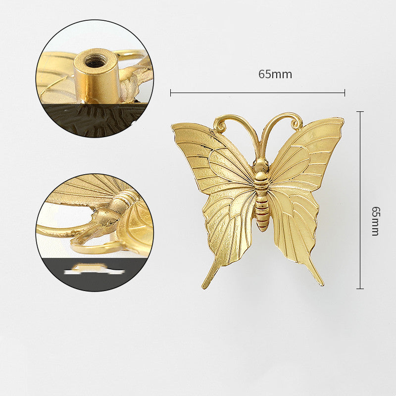 Gold-Tone Nature-Shape Cabinet Knob, 26 Designs