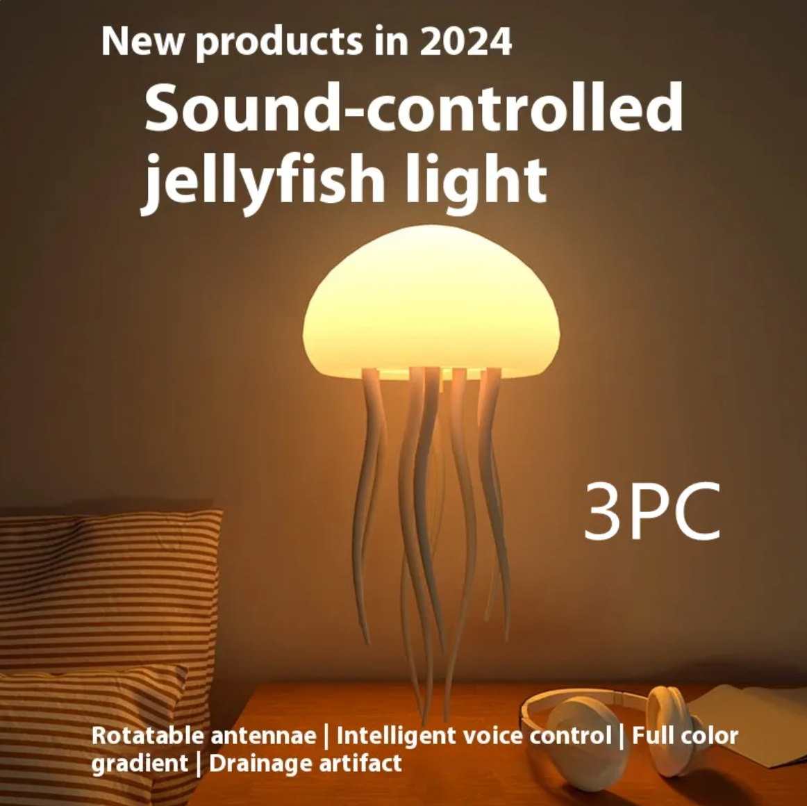 Jellyfish Mood Lamp - Smart LED Night Light