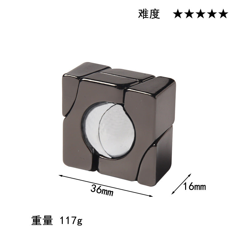 Luxury Puzzle Lock - Premium Zinc Alloy Intelligence Toy