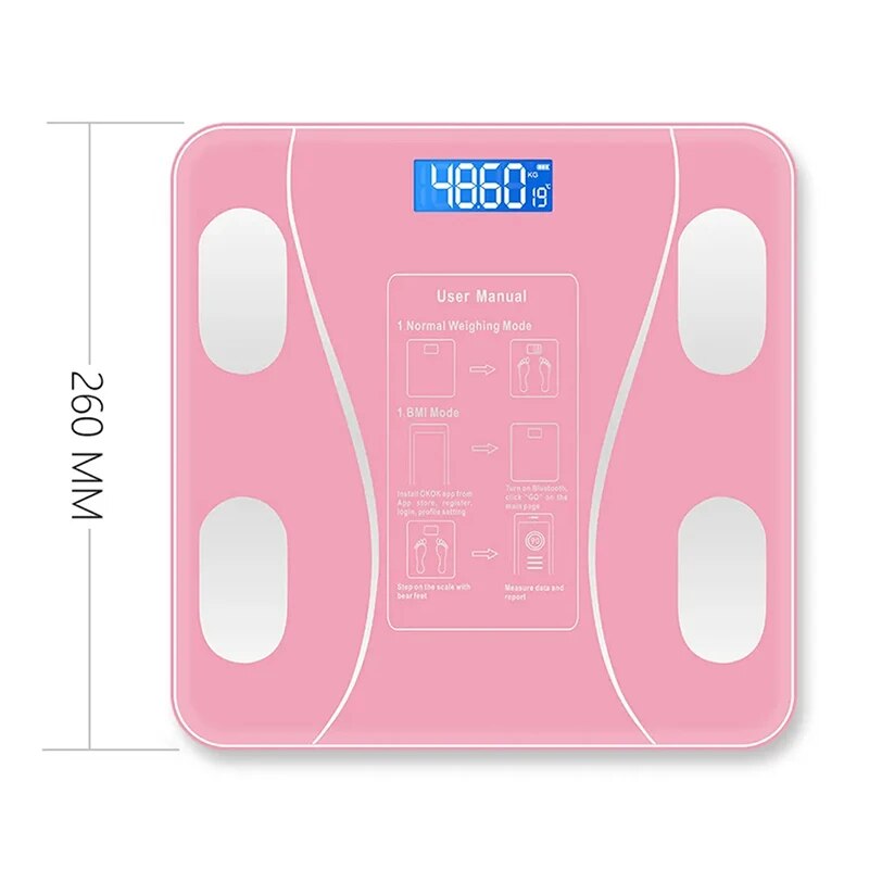 Smart Body Composition Scale with Bluetooth Connectivity