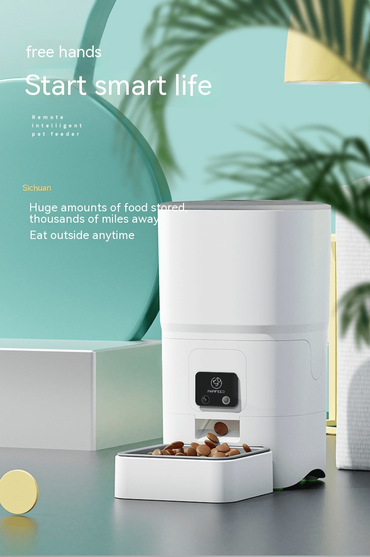 6L Smart Automatic Pet Feeder with Remote WiFi Control - WowStore.live