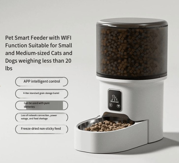 6L Smart Automatic Pet Feeder with Remote WiFi Control - WowStore.live