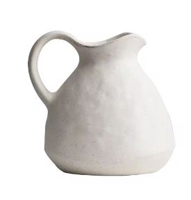 Minimalist White Ceramic Vase