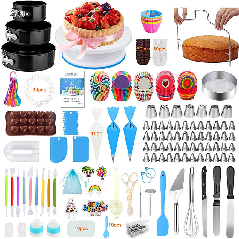 Professional Cake Decorating Atelier Set - 507 Pieces
