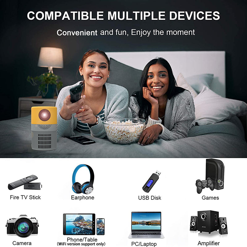 T400 Mini Home Projector for Entertainment