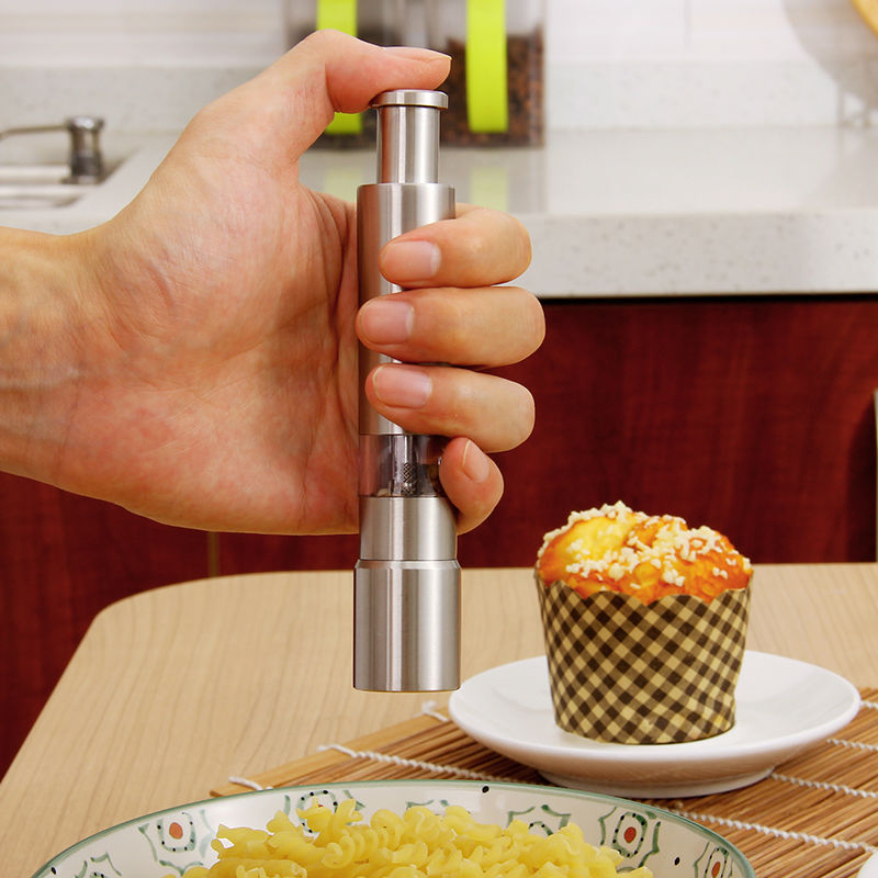 Artisan Stainless Steel Pepper Grinder
