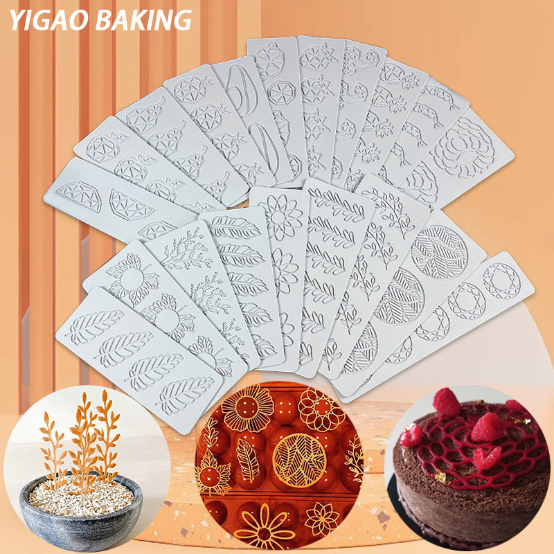 Pineapple Fruit Crisps Silicone Lace Baking Mat
