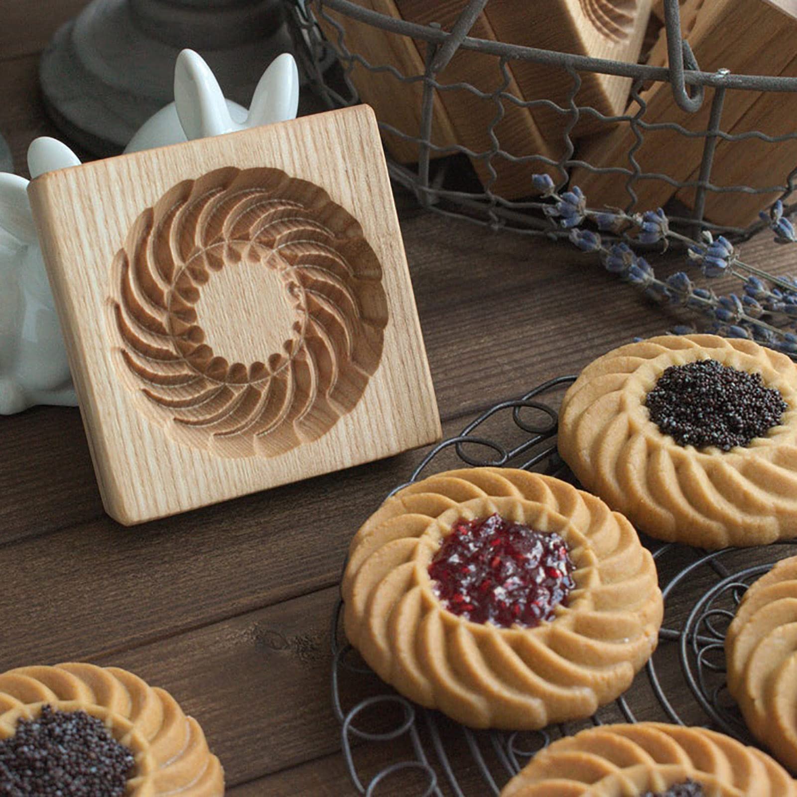 Artisan Wooden Cookie Mold