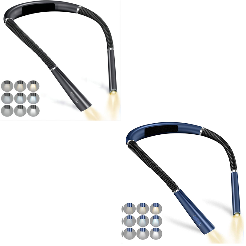LED Neck Reading Lamp with Eye Protection