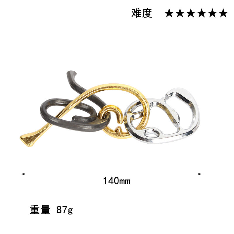 Luxury Puzzle Lock - Premium Zinc Alloy Intelligence Toy