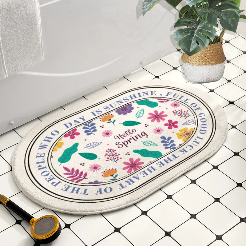 Luxury Cashmere Non-Slip Bathroom Mat
