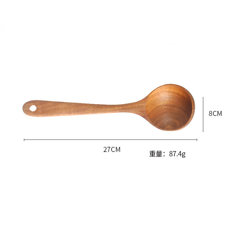 Premium Teak 7-Piece Kitchen Utensil Set