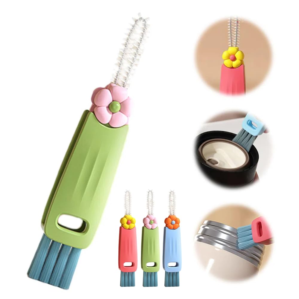 3-in-1 Premium Bottle & Lid Cleaning Brush Set