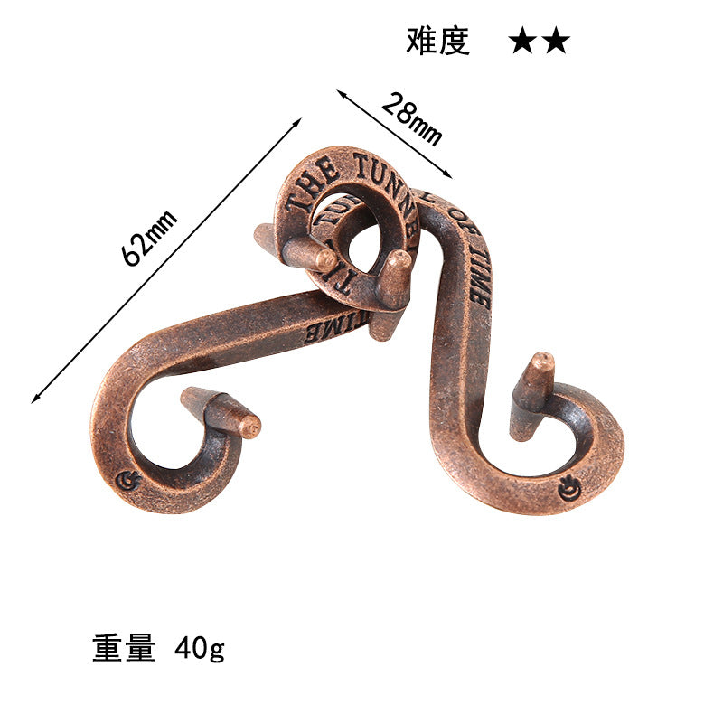 Luxury Puzzle Lock - Premium Zinc Alloy Intelligence Toy