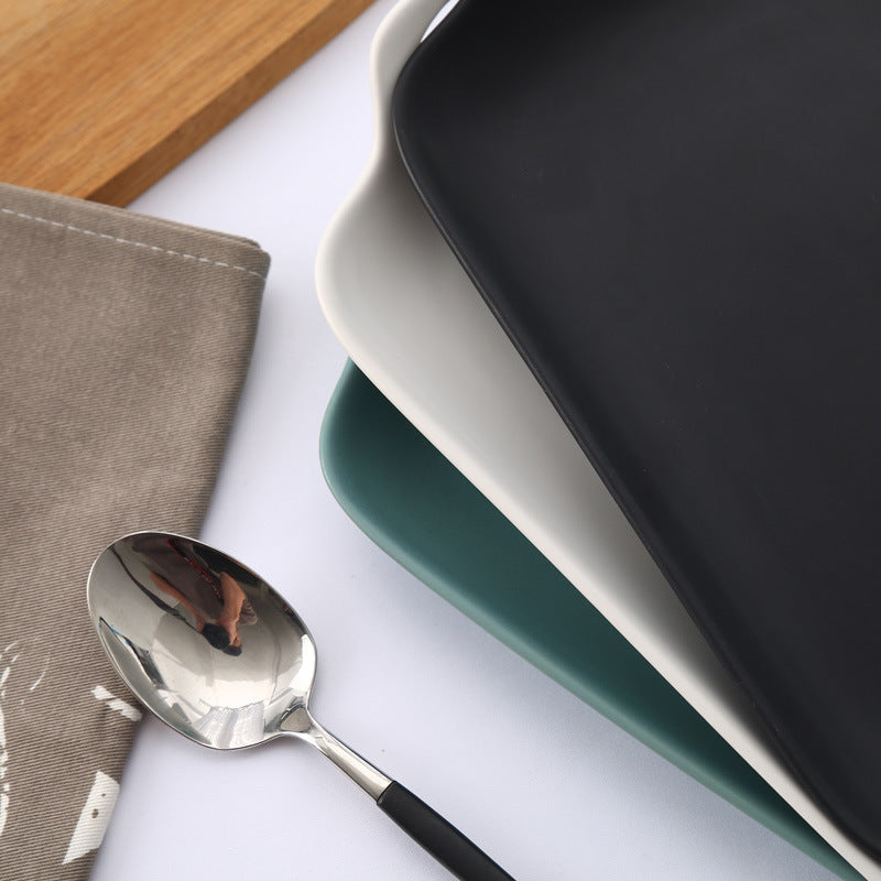 Premium Porcelain Double-Handle Baking Dish