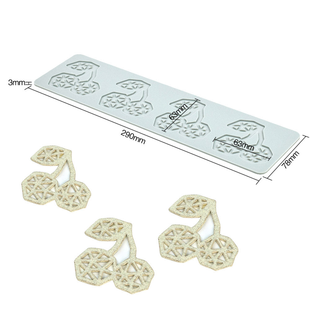 Pineapple Fruit Crisps Silicone Lace Baking Mat