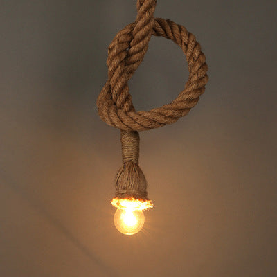 Artisan Woven Rope Pendant Light