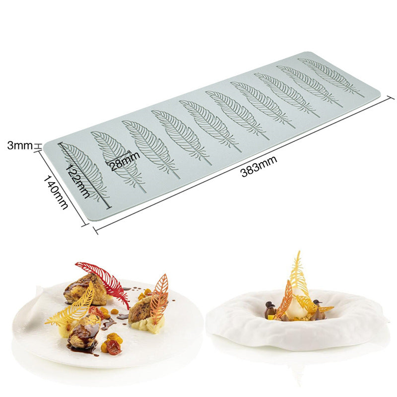 Geometric Oval Lace Silicone Tableware Mat