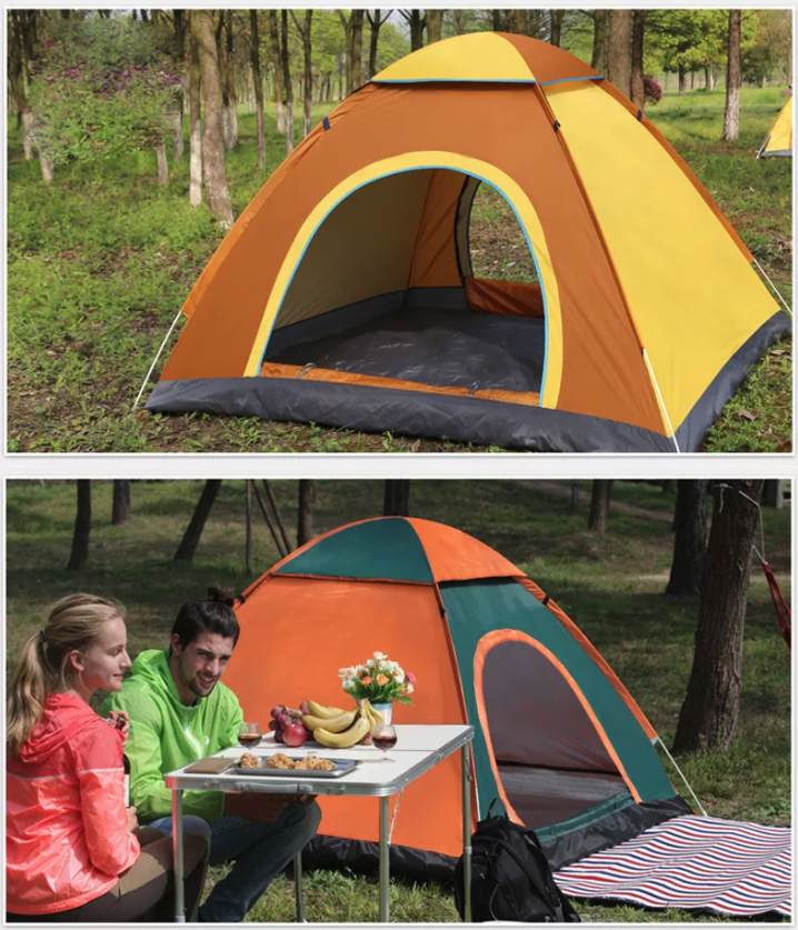 Instant Pop-Up Camping Tent - 2-3 Person Waterproof Shelter