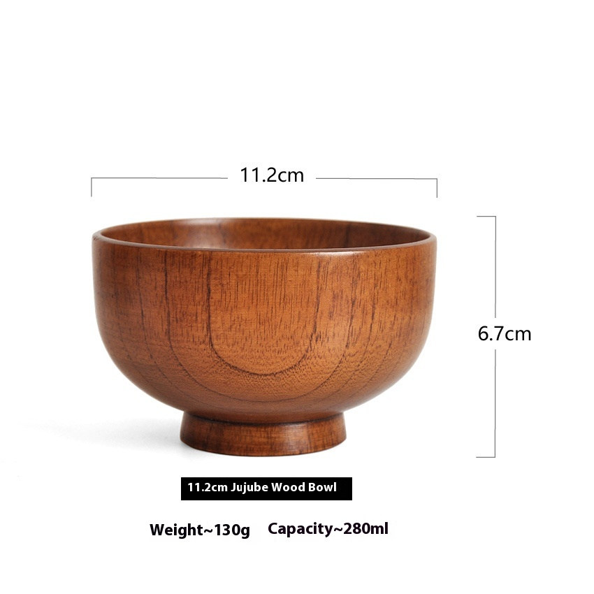 Artisan Japanese Jujube Wood Bowl