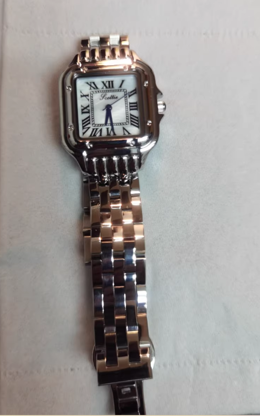 Square Steel Minimalist Watch