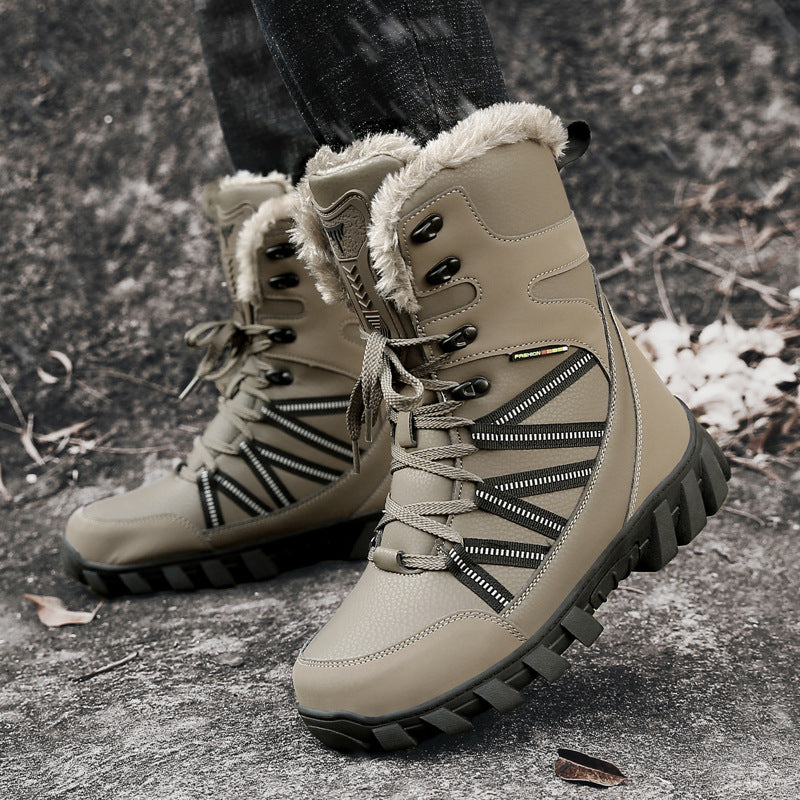 Men's Fleece-Lined High Winter Boots