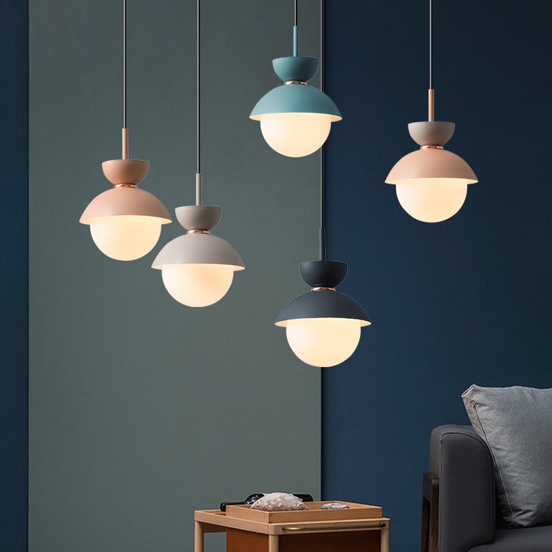 Nordic Glass Ball Pendant Lamp