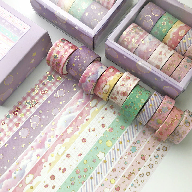 Luxury Decorative Handwriting Tape Collection - 10 Rolls
