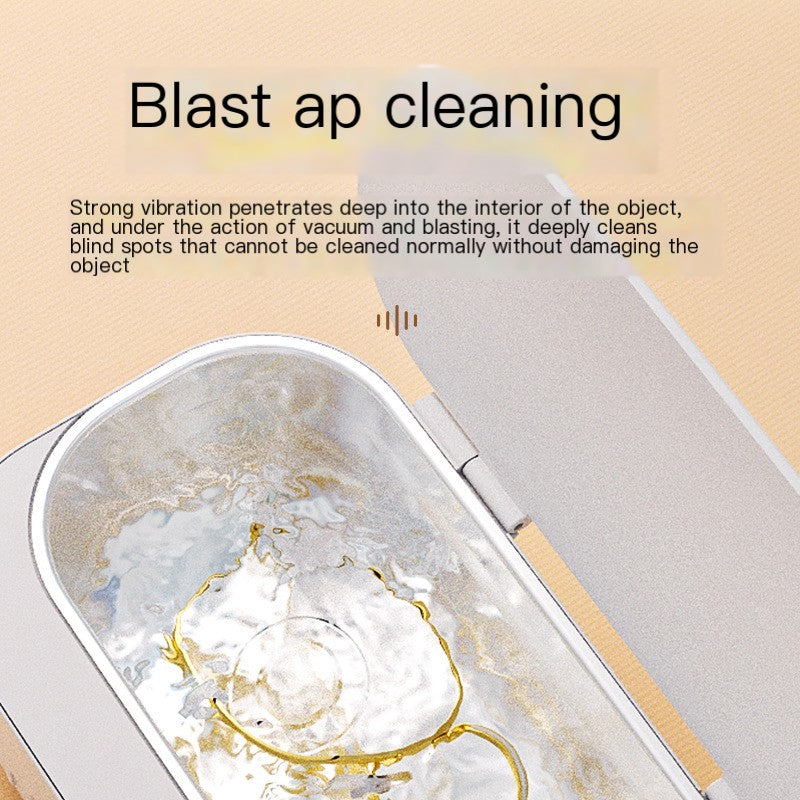 Portable Ultrasonic Jewelry & Glasses Cleaner