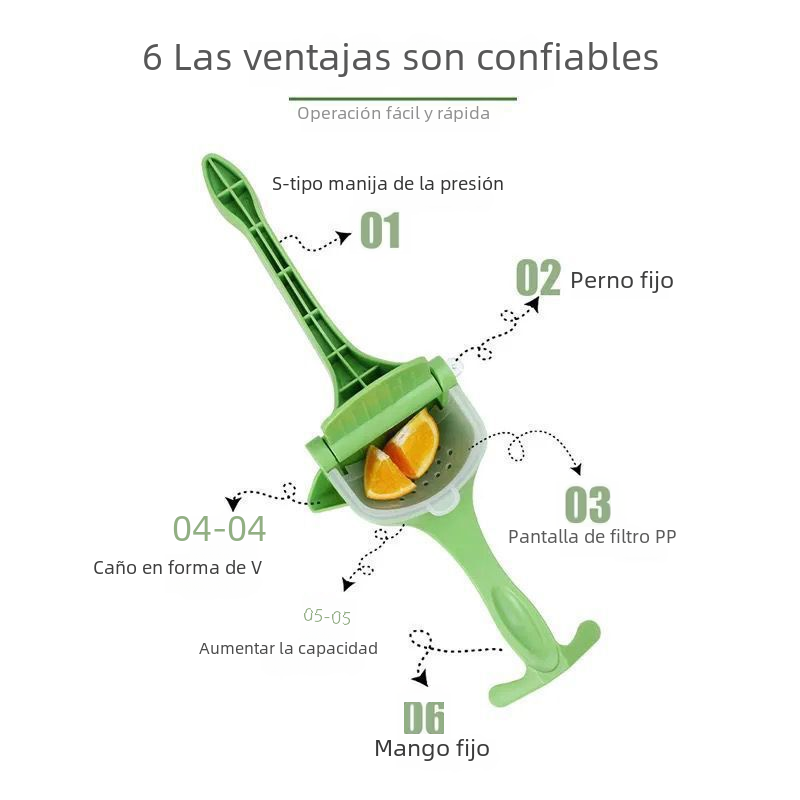 Artisan Manual Juice Press with Pulp Separator