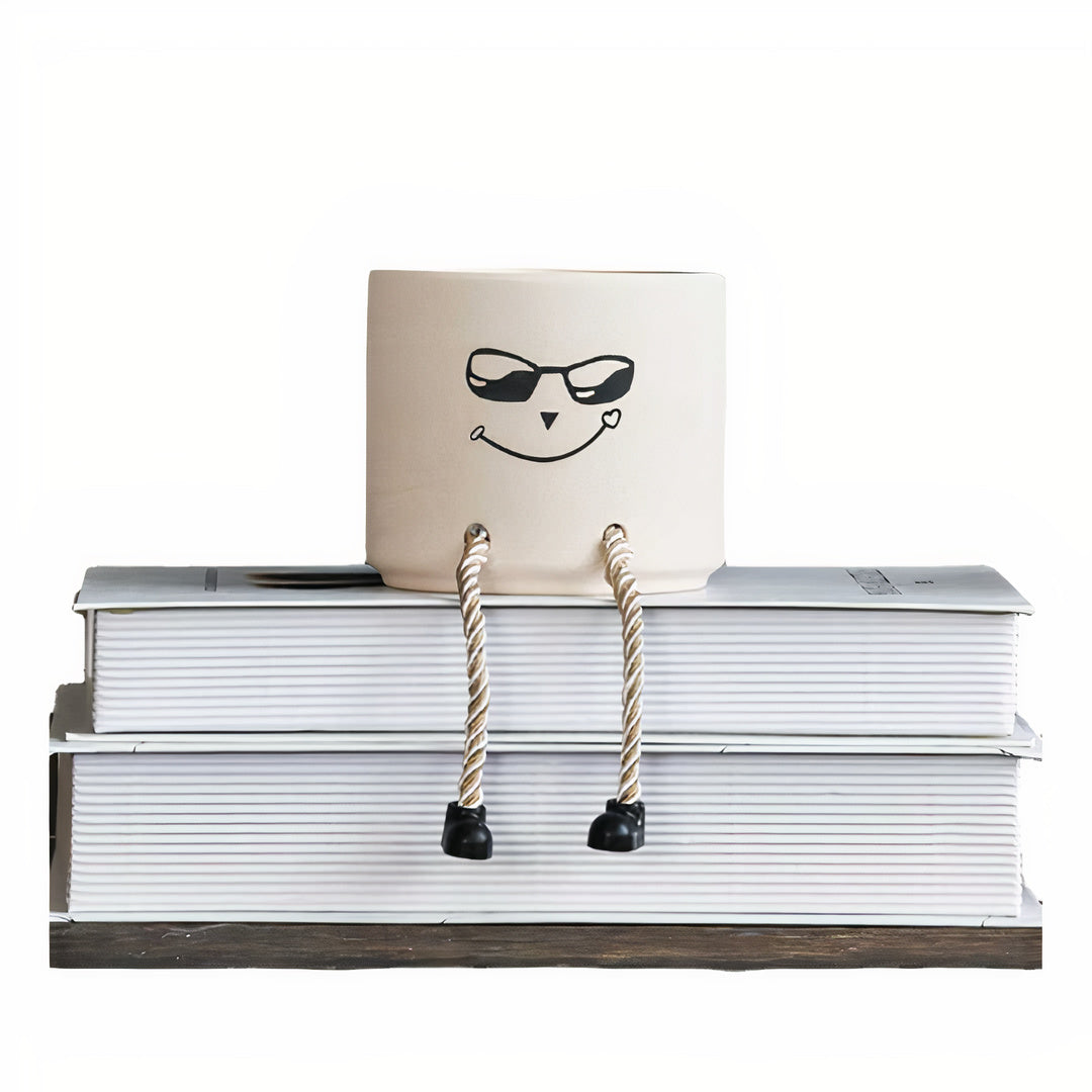 Attitude Planters Set of 3 with Bamboo Trays