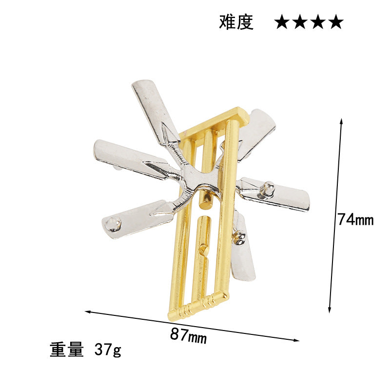 Luxury Puzzle Lock - Premium Zinc Alloy Intelligence Toy