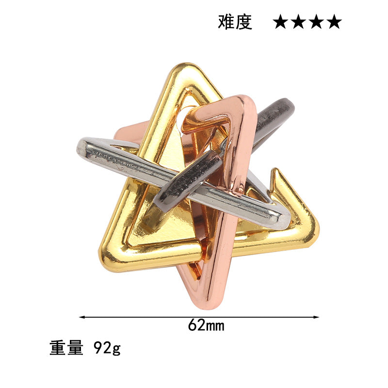 Luxury Puzzle Lock - Premium Zinc Alloy Intelligence Toy