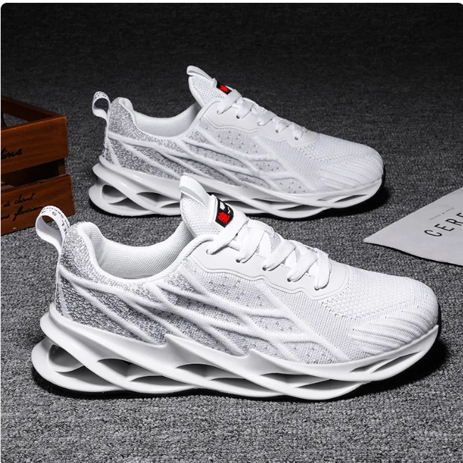 Breathable Mesh Sneakers with Cushioned Sole