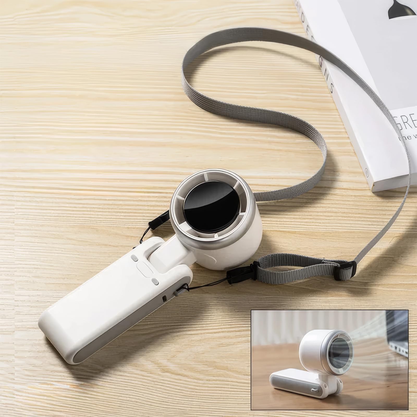 Portable Turbo Fan with 180° Folding Design