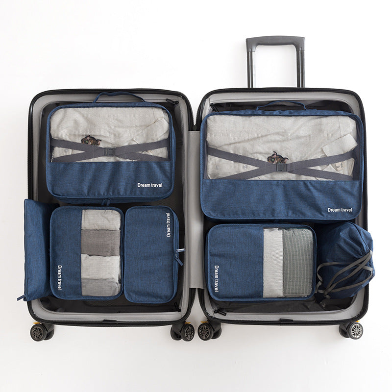 Premium Travel Organizer Bag Set - 7 Pieces