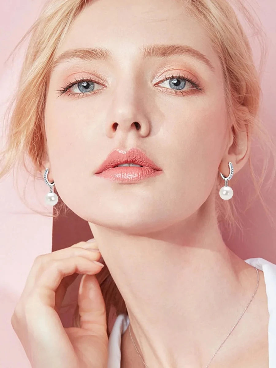 925 Sterling Silver Freshwater Pearl Earrings - Wow Store