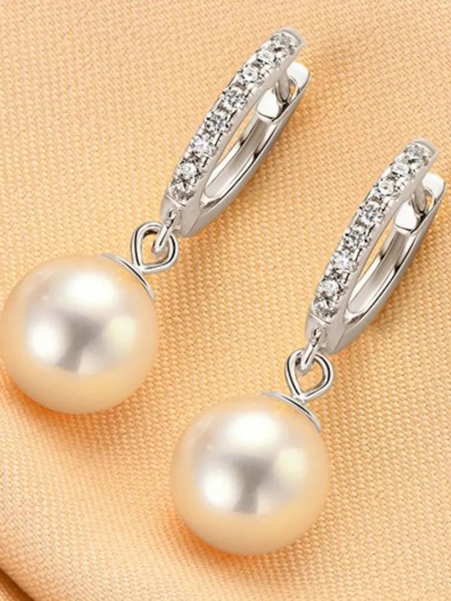 925 Sterling Silver Freshwater Pearl Earrings - Wow Store