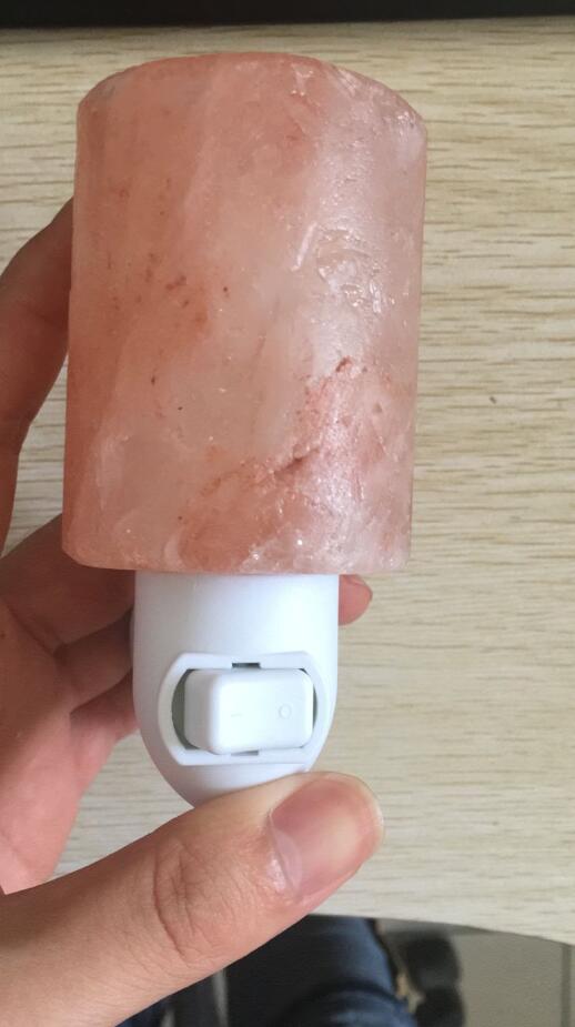 Himalayan Salt Lamp with LED Ambient Lighting