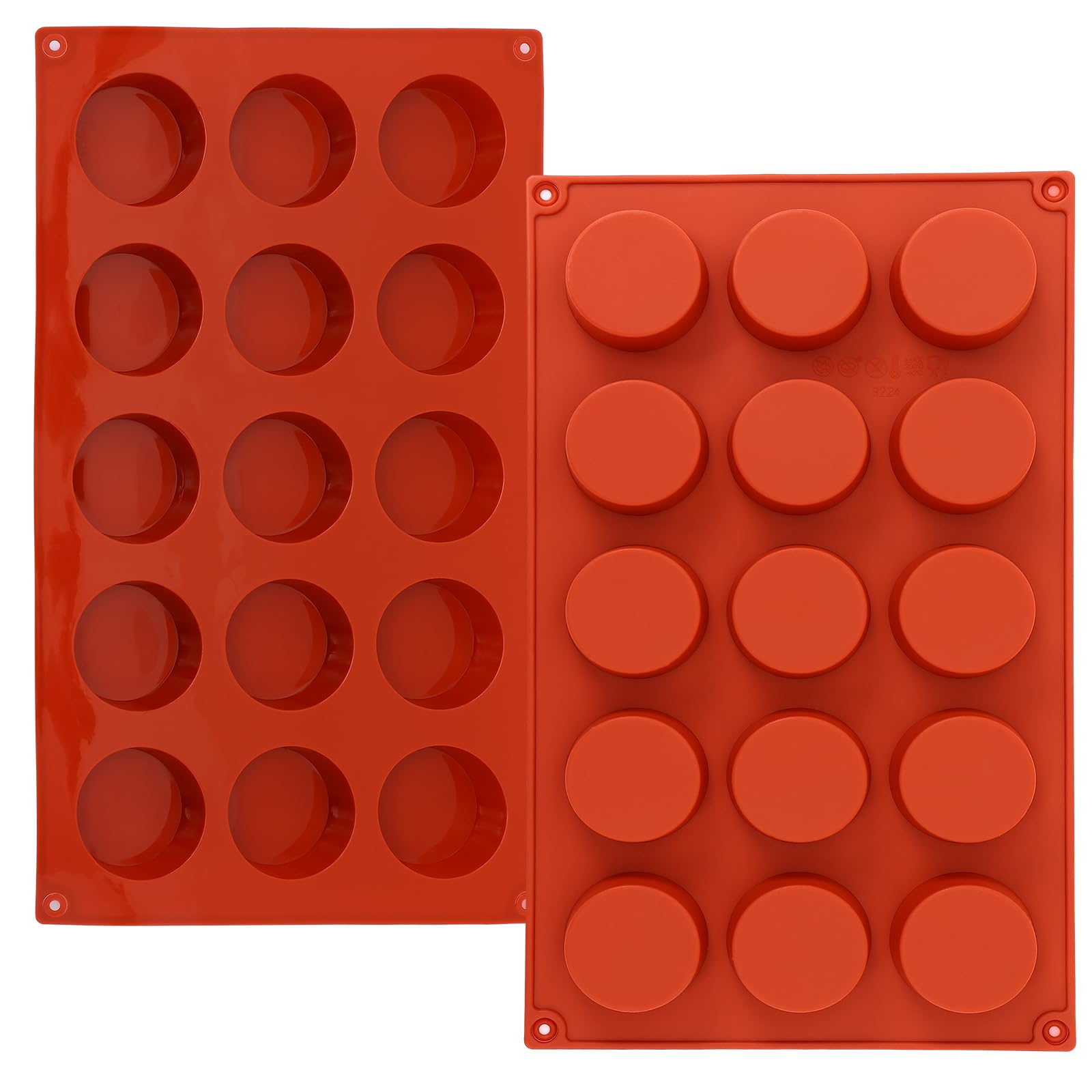 Premium 15-Cavity Silicone Mold Set - Artisan Baking Collection