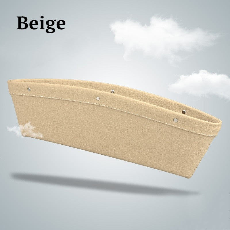 Faux-Leather Car Seat Gap Storage Organiser
