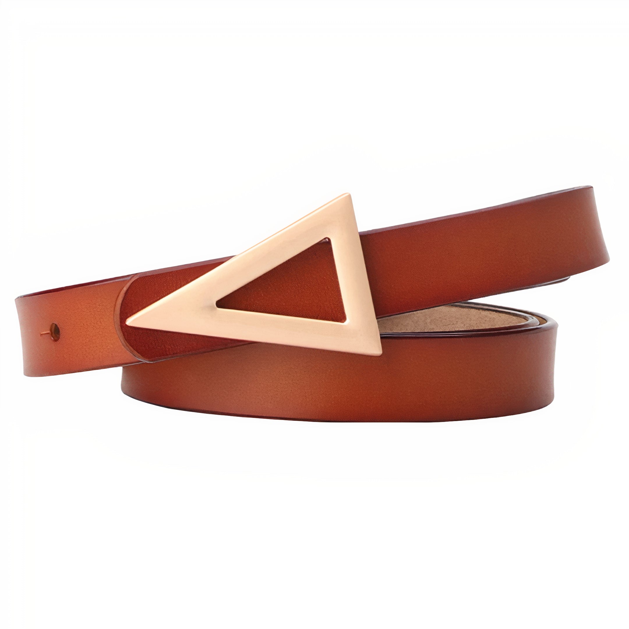 Triangle Belt with Gold Buckle