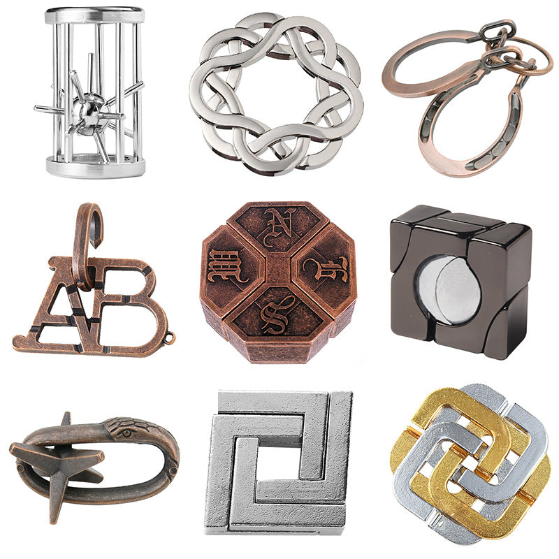 Luxury Puzzle Lock - Premium Zinc Alloy Intelligence Toy