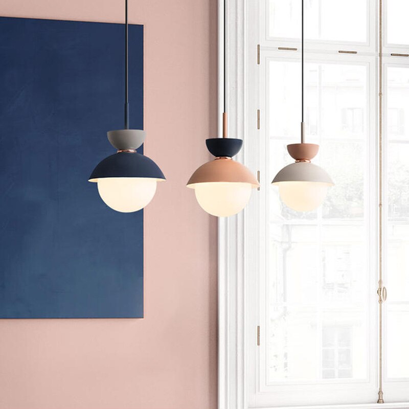 Nordic Glass Ball Pendant Lamp